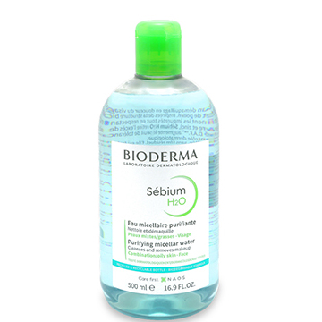 ビオデルマ セビウム H2O（エイチツーオー） D 500ml（クレンジング+拭き取り化粧水）