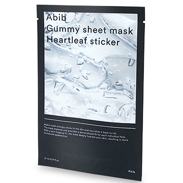 Abib (アビブ) Gummy シートマスク 27ml #ハートリーフ スティッカー