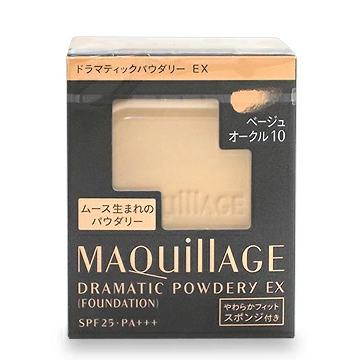 資生堂 マキアージュ ドラマティックパウダリー EX (ファンデーション) レフィル SPF25・PA+++ 9.3g #ベージュオークル10