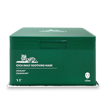VT COSMETICS シカ デイリー スージング マスク 30枚入り