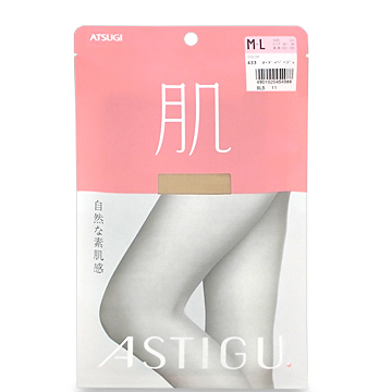 アツギ アスティーグ 【肌】 自然な素肌感 ストッキング M～L #433 ヌーディベージュ