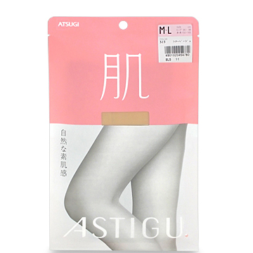 アツギ アスティーグ 【肌】 自然な素肌感 ストッキング M～L #323 シアーベージュ