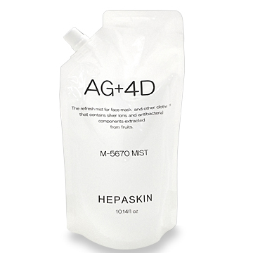 HEPASKIN (ヘパスキン) AG+4D ミスト (マスク・不織布・衣類などのリフレッシュミスト) (レフィル) 300ml