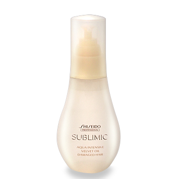 資生堂 プロフェッショナル サブリミック アクアインテンシブ ベルベットオイル (洗い流さないヘアトリートメント) 100ml
