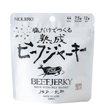 NICKJERKY(ニックジャーキー) 塩だけでつくる熟成ビーフジャーキー 12g