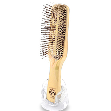 S HEART S (エス ハート エス) スカルプブラシ ワールドプレミアム ロング #ゴールド