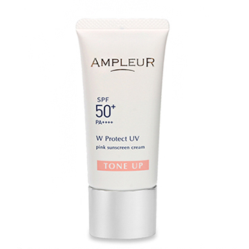 アンプルール WプロテクトUV トーンアップP (日焼け止め・日中用美容液) SPF50+・PA++++ 30g