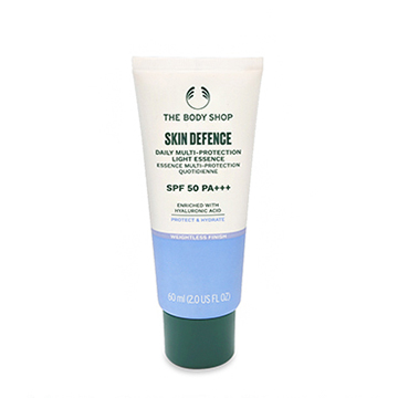 ザ・ボディショップ スキンディフェンス デイリー マルチプロテクト ライト エッセンス SPF50・PA+++ 60ml